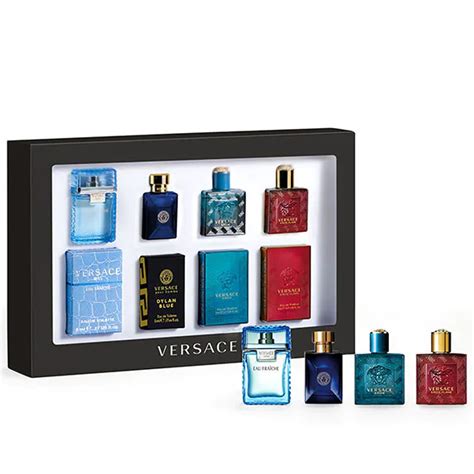 original versace miniatur collection|Versace mini aftershave set boots.